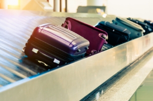 Baggage Conveyor in an airport