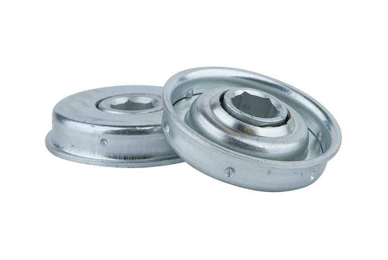 two stainless bearings made by rolcon